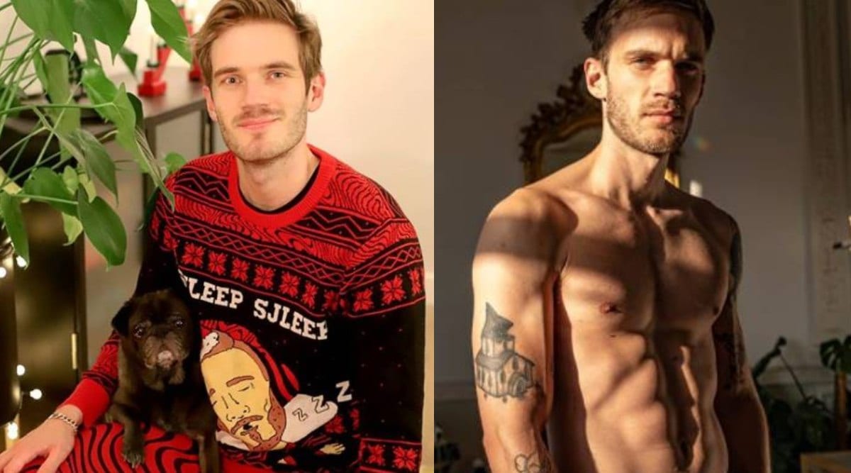 Pewdiepie Shows Body Transformation In New Viral Pic Know His Diet Workout Routine Lifestyle News The Indian Express