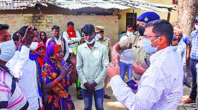 pradhan’s husband dies of burns, Amethi village death, UP news, Amethi news, Indian express news