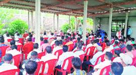 Gujarat assembly bypoll, Christian vote bank, Ganpat Vasava, BJP hods meeting, Surat news, Gujarat news, Indian express news