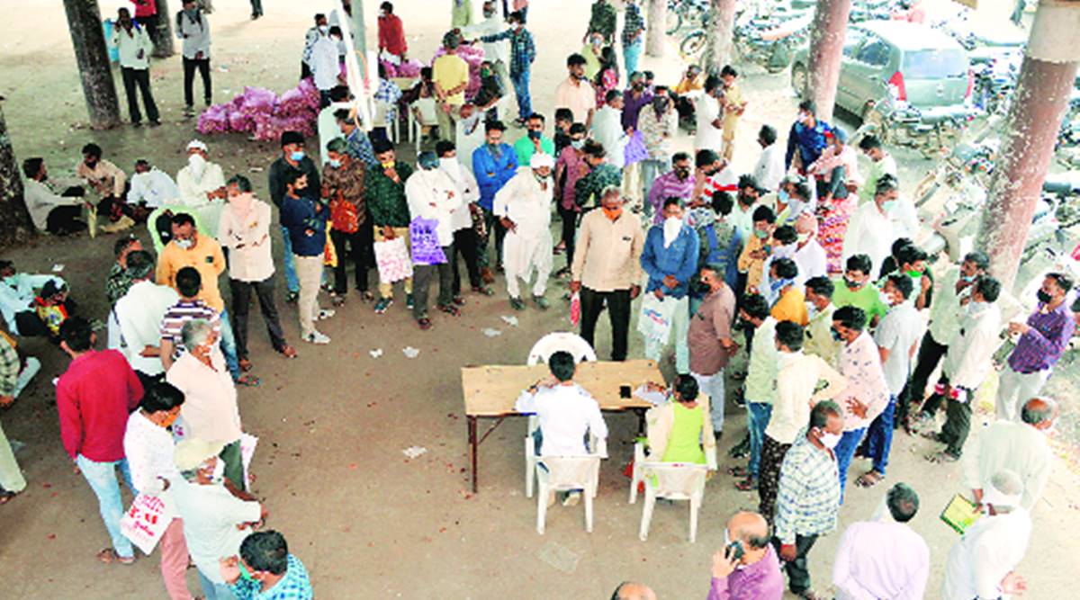 groundnut procurement, minimum support price, registration of farmers, Rajkot news, Gujarat news, Indian express news