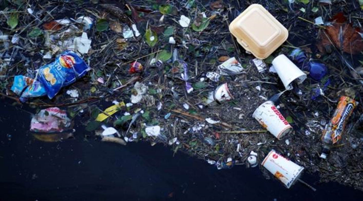 Plastic waste, waste, plastic trash ocean