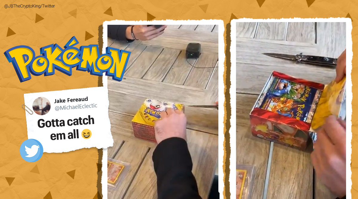 How much does a booster pack of pokemon cards cost Caught On Camera First Edition Pokemon Cards Worth 375 000 Turn Out To Be Fake Trending News The Indian Express