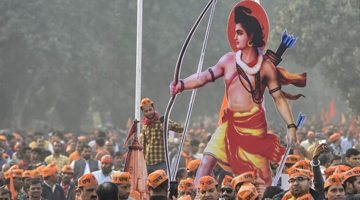 Ram Temple ayodhya, ram temple construction, Women Safety in up, VHP, VHP door to door campaign for ram temple donations, ram temple construction donations, ram temple news, up news, indian express news