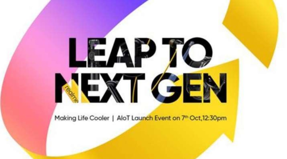 Realme, Realme Leap to Next Gen event, Realme Smart Cam 360-degrees, Realme Buds Wireless Pro, Realme Buds Air Pro, Realme 100W Soundbar, Realme SLED 4K TV, Realme 7i, Realme launch event