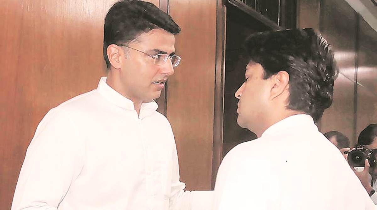 Jyotiraditya Scindia, sachin pilot, madhya pradesh, madhya pradesh bypolls, indian express