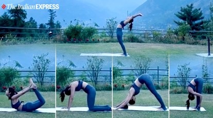 Shilpa Shetty Yoga Fuck - Shilpa Shetty's exercise sequence is good for digestion and strengthening  the back | Fitness News, The Indian Express