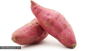 sweet potato, how to check purity of sweet potato, sweet potato purity, sweet potato quality, indianexpress.com, indianexpress, Rhodamine B adulteration, rhodamine B adulteration sweet potato,