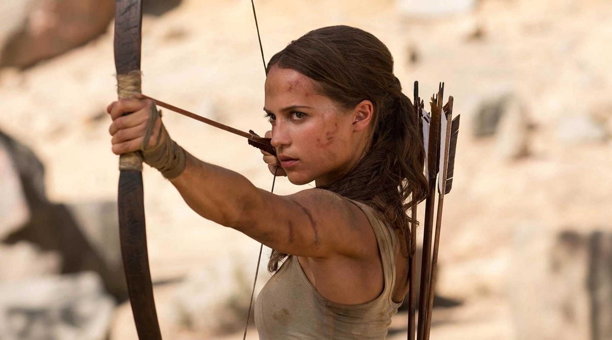 alicia vikander tomb raider opening scene