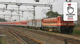 train 1200 Bihar railway line upgraded, Bihar elections, bihar assembly elections, Bihar polls, Bihar to delhi trains, jamui to mughalsarai trains, indian express