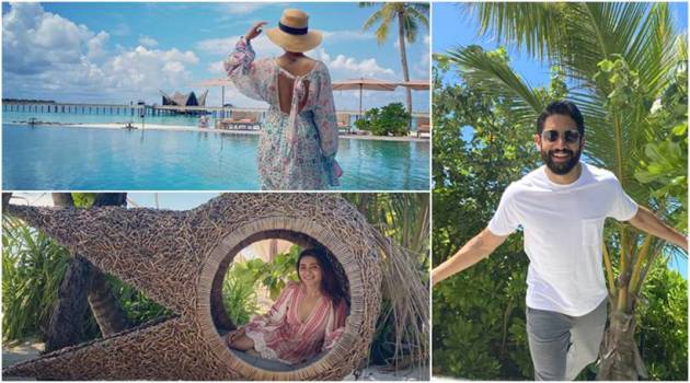 samantha akkineni with chaitanya akkineni in maldives