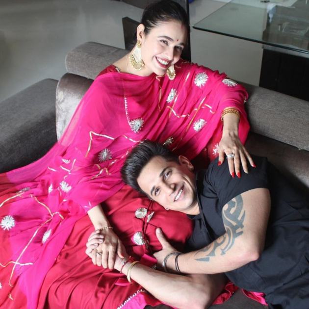 yuvika chaudhary karwa chauth