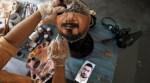 Coronavirus, COVID-19, Brazil, Mask art, Face mask art, Face mask painting, Trending news, Indian Express news