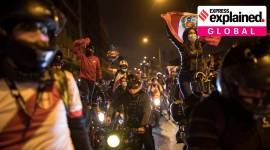 Manuel Merino resignation, Manuel Merino resigns, peru's Manuel Merino resigns, peru protests, peru upheaval, indian express news