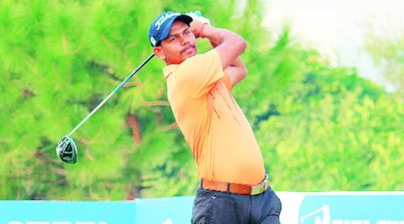 PGTI Players Championship, PGTI Players Championship Panchkula Golf Club, PGTI Players Championship Akshay Sharma, golfer Akshay Sharma, Akshay Sharma golf, Sports news, Indian Express