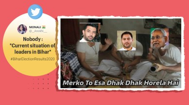 bihar election result, bihar election result 2020, Bihar assembly elections memes, bihar chunav result 2020, bihar chunav result, bihar election result update, chunav result, vidhan sabha chunav result 2020, bihar chunav news, bihar election news, bihar election nda, bihar assembly election, Bihar poll memes, bihar assembly election results, bihar assembly election results 2020, nda seats, nitish kumar, nitish kumar news, bihar vidhan sabha chunav, Trending news, Indian Express news, Indian express,