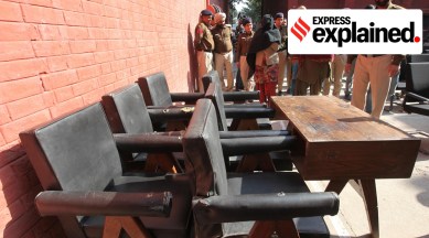 Chandigarh, Chandigarh news, Chandigarh heritage furniture, Le Corbusier, Le Corbusier furniture, Chandigarh furniture auction, Indian Express