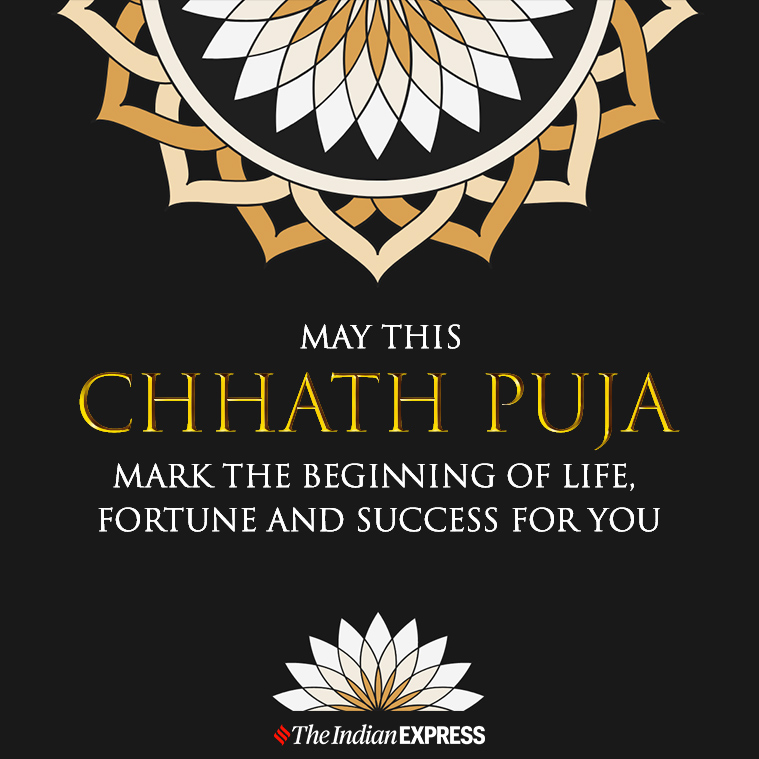 Banner template of the happy chhath puja day
