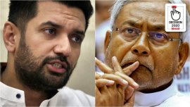 chirag paswan on nitish kumar, nitish kumar, lalu prasad yadav, bihar elections, bihar assembly elections 2020, indian express