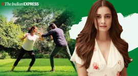 dia mirza kalaripayattu, dia mirza fitness, kerala martial arts, kalaripayattu beenfits, how to do kalaripayattu, indianexpress.com, indianexpress,