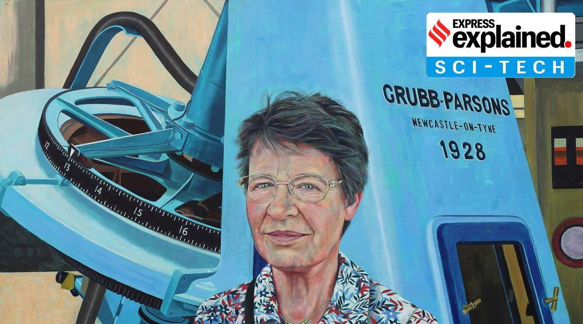 Royal Society portrait of Jocelyn Burnell, Dame Jocelyn Bell Burnell, radio pulsars, bell burnell radio pulsars