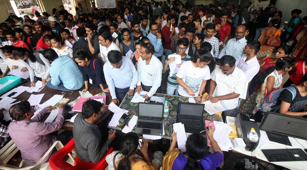 First Year Junior College admissions, FYJC admissions, Maratha reservation, Maharashtra news, Mumbai news, Indian express news