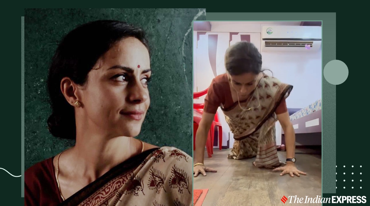 Gul Panag Doing Push ups In A Sari Is Goals Watch Video Lifestyle News The Indian Express