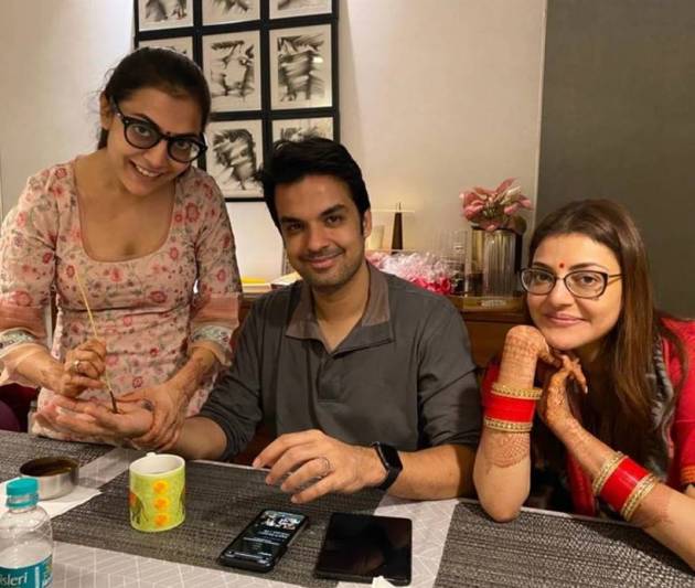 kajal aggarwal with husband gautam