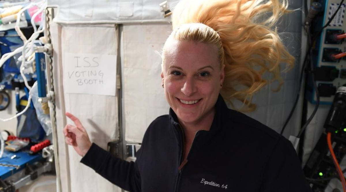 us elections voting, Kate Rubins vote, astronaut Kate Rubins, us election voting from space, international space station voting process