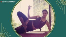 kavita kaushik fitness, kavita kaushik, bigg boss 14 kavita kaushik, indianexpress.com, indianexpress, kavita kaushik yoga, fitness goals, yoga girl