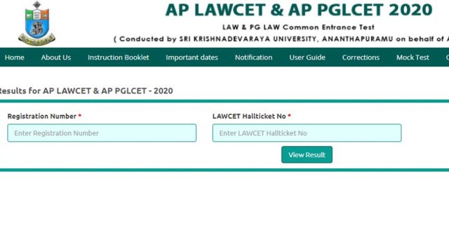 LAWCET result 2020