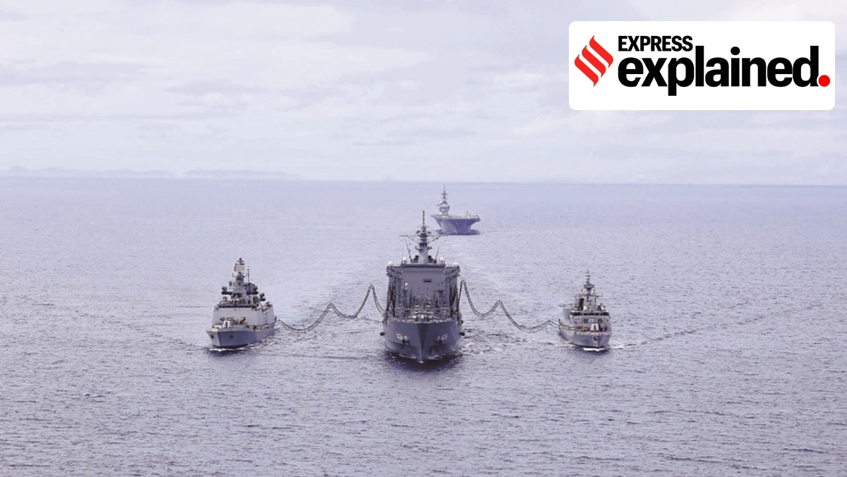 Malabar Navy Exercise, Malabar Navy Exercise explained, What is Malabar Navy Exercise, Malabar Navy Exercise begins, Malabar Navy Exercise Australia, Indian Express