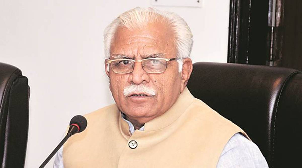 Manohar Lal Khattar, Haryana CM, Haryana lockdown, Haryana coronavirus cases, CHandigarh news, Haryana news, Indian express news