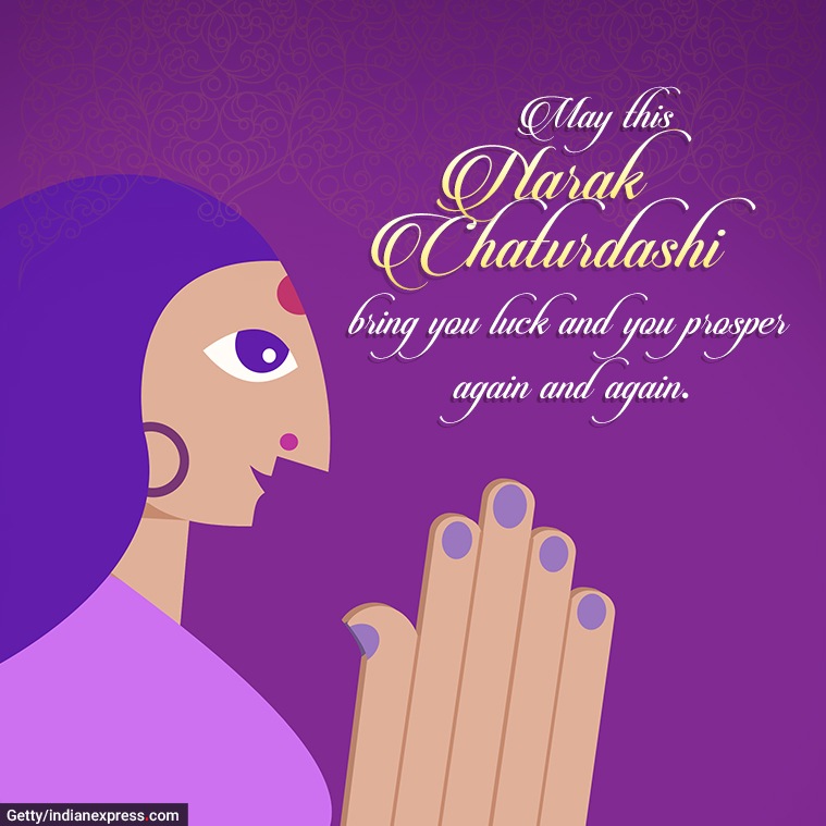 Happy Naraka Chaturdashi Wishes Images