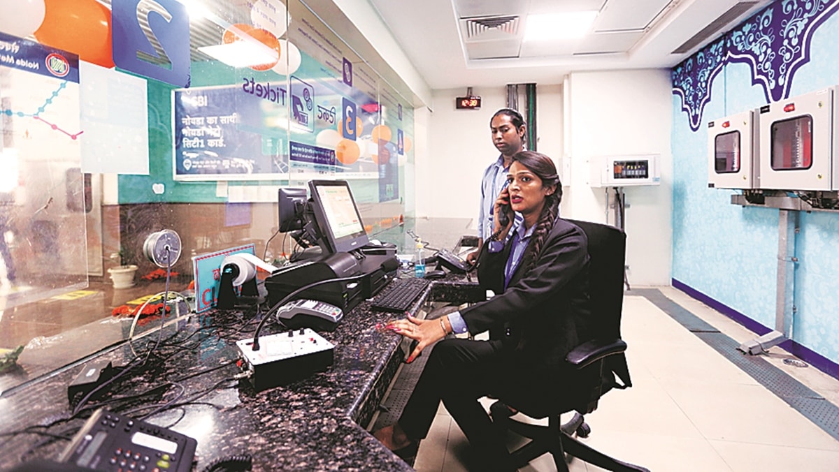 Pride metro station Noida, Noida transgender metro station, Pride Station Noida, Noida metro, Noida Metro transgender staff station