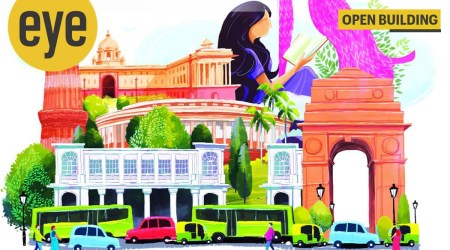 public spaces, pandemic, mandi house, Triveni Kala Sangam, Pooja Iranna, artist Pooja Iranna, Pooja Iranna sunday eye, sunday eye 2020, indian express