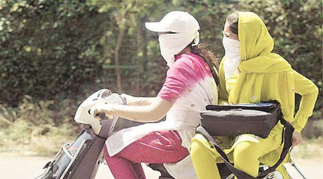 Two wheeler riders without a helmet. (File)