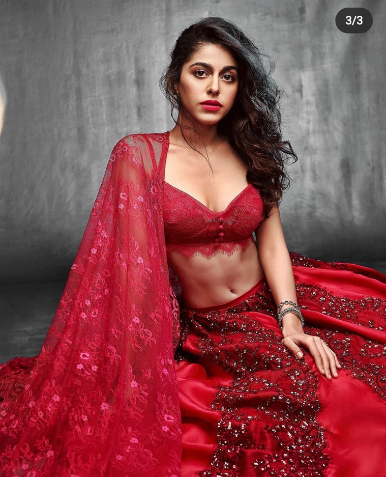 We can't take our eyes off Alaya F in this red lehenga set