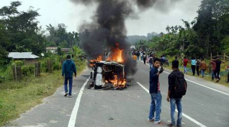 Tripura news, Strike against Bru resettlement, tripura Bru resettlement, India news, Indian express