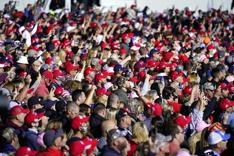 Other states that are not considered swing states also saw lies about voting by mail, although to a lesser degree. (File)