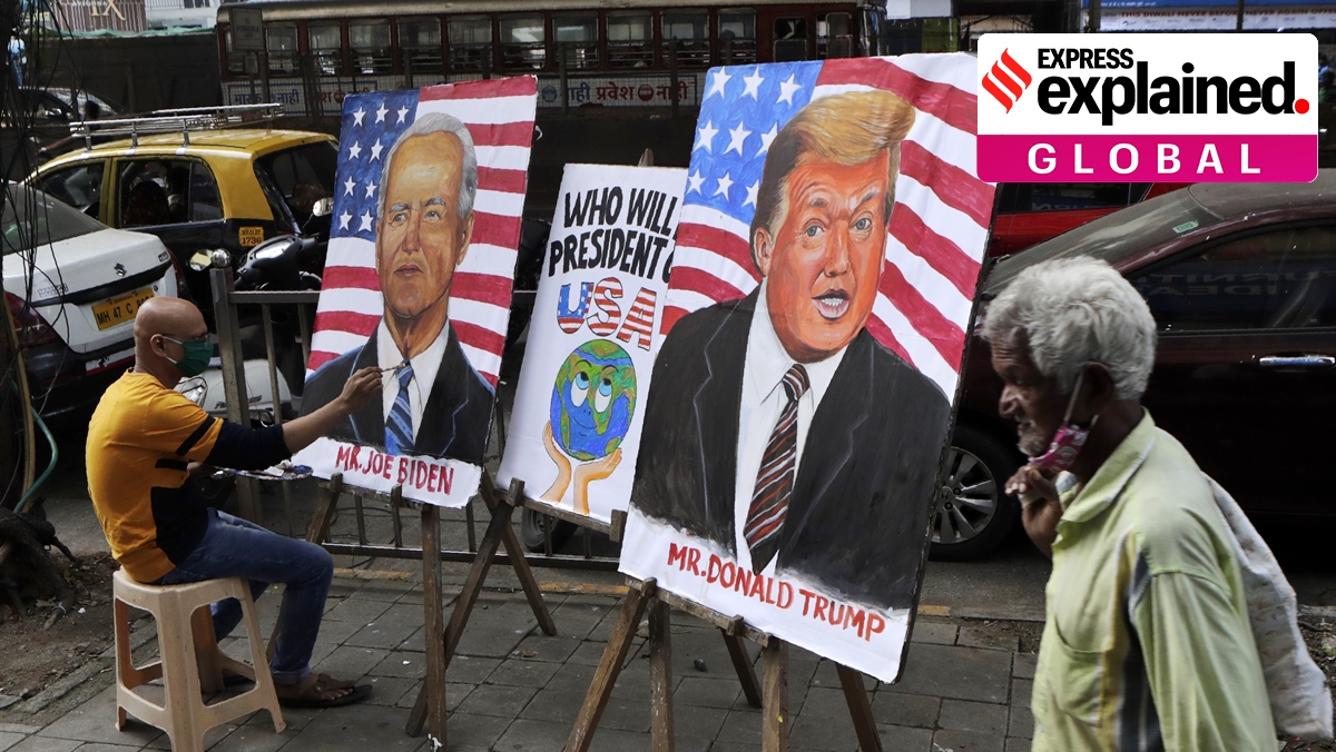 US Election 2020, US Election results, US Election voting, US Election votes, US Elections 2020 FAQ, Trump Biden, US election results live update, Indian Express