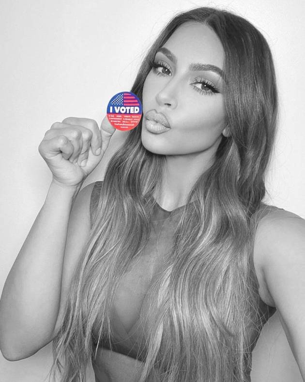 kim kardashian voted