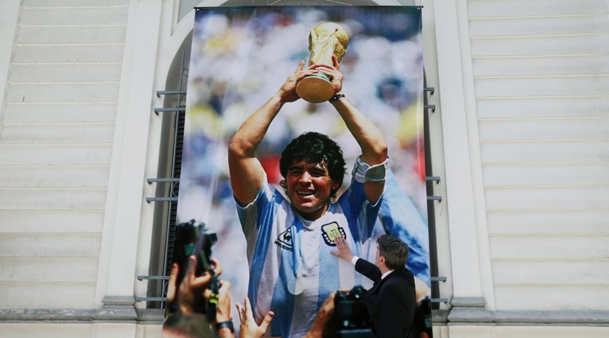 Diego Maradona's Hand of God jersey to be displayed during FIFA