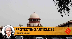 Right to constitutional remedies is the Constitution’s soul. Surely SC is mindful of that