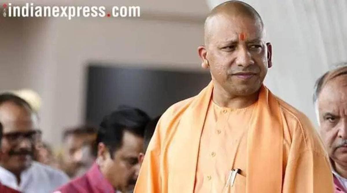 Yogi Adityanath Mumbai visit, Bombay Stock exchange, Lucknow Municipal Corporation stock, UP CM, Lucknow news, Up news, Indian express news