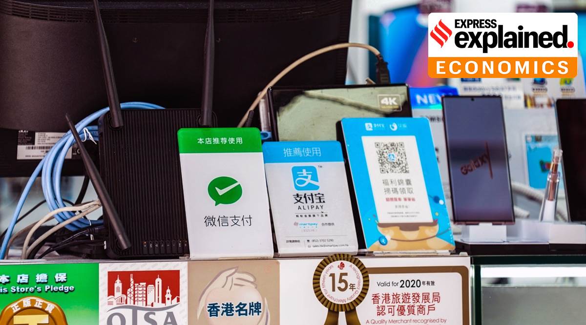 Hong Kong stocks swung between gains and losses after Chinese regulators scrapped Ant Group Co.'s $35 billion initial public offering, and as investors digested early results in the U.S. election. Photographer: Lam Yik/Bloomberg