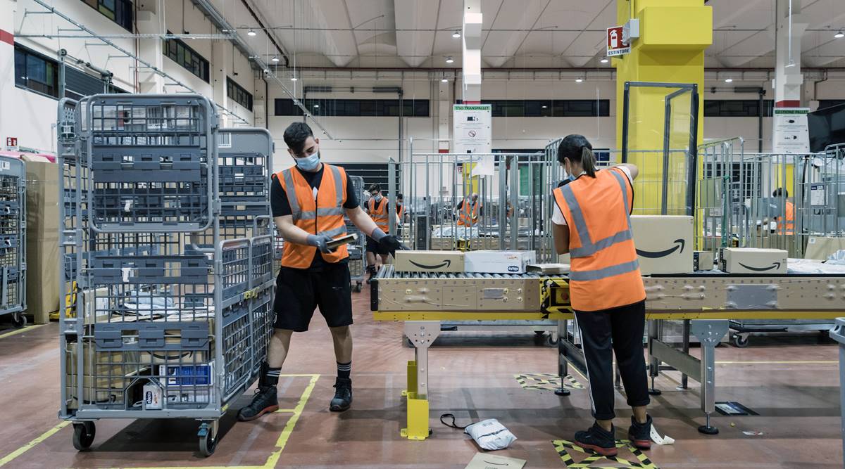 Pushed by pandemic, Amazon goes on a hiring spree without equal