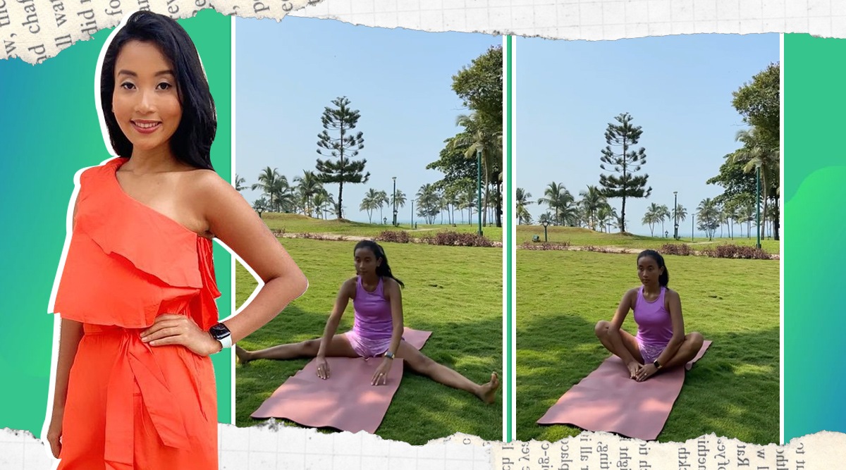 post-run stretching, how to stretch post-run, stretching exercises after running, stretching exercises, post-running exercises, ankita konwar fitness, what to do after a run, running and muscles