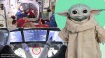 NASA, Crew Dragon, Crew-1, Crew-1 mission launch, baby yoda in space, baby yoda iss, baby yoda space x crew, SpaceX mission launch, Crew Dragon, zero G indicators, indian express