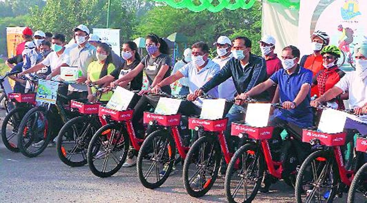 Chandigarh smartbikes, Chandigarh bicycle project, Chandigarh bicycle