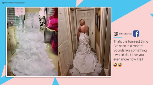 As many commented that 'this could be them totally", the woman added: "May your wedding 'disasters' be simple fixes or at least one day hysterical in retrospect too."